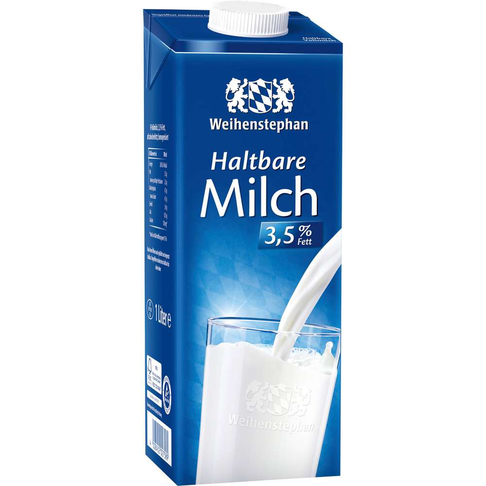 Produktabbildung Weihenstephan H-Milch 3,5% Fett