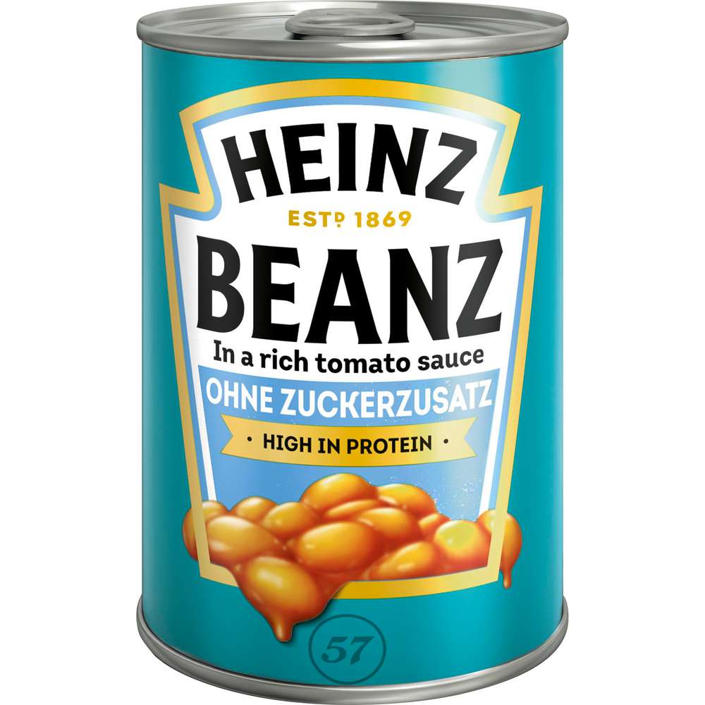 Produktabbildung Heinz Beanz in Tomatensauce ohne Zuckerzusatz