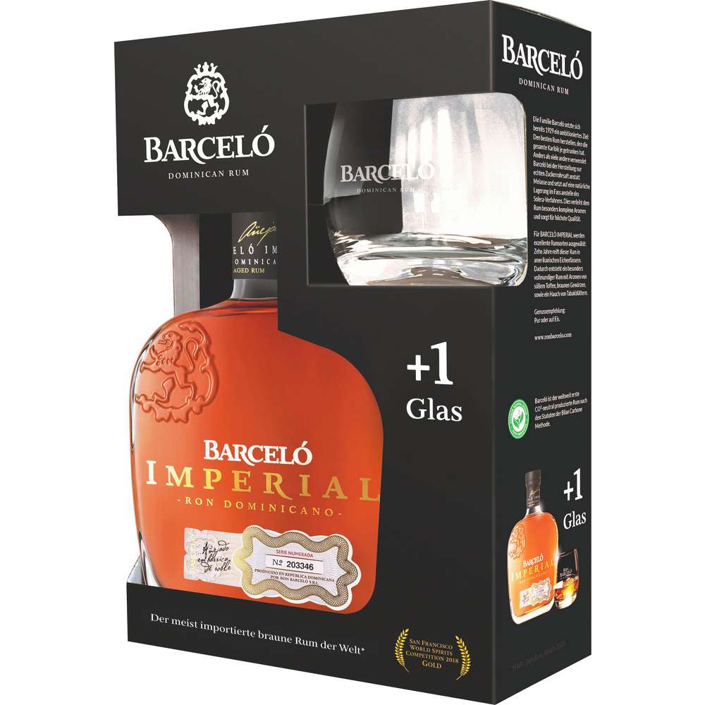 Produktabbildung Ron Barcelo Imperial Rum 38%