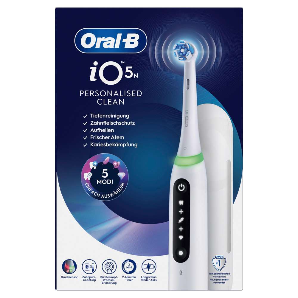 Produktabbildung Oral-B Elektrische Zahnbürste iO5, Quite White