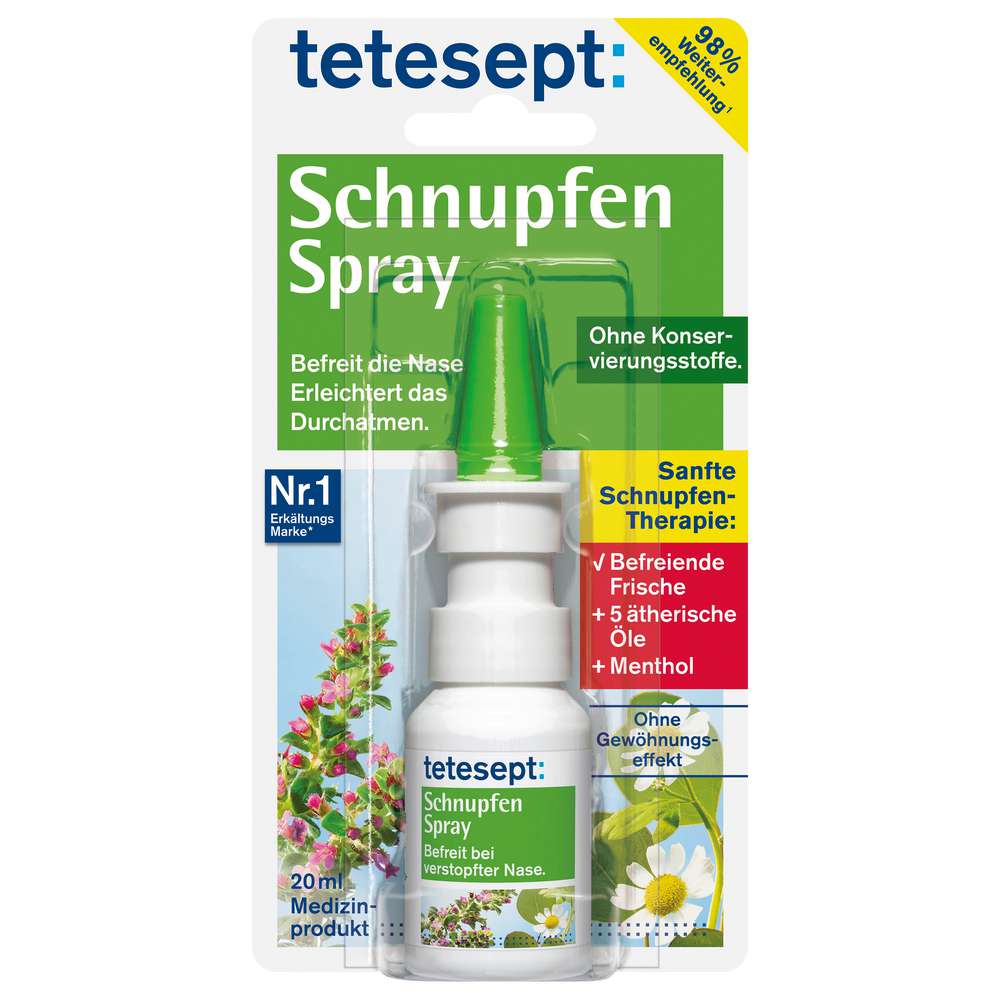 Produktabbildung tetesept Schnupfen Nasenspray