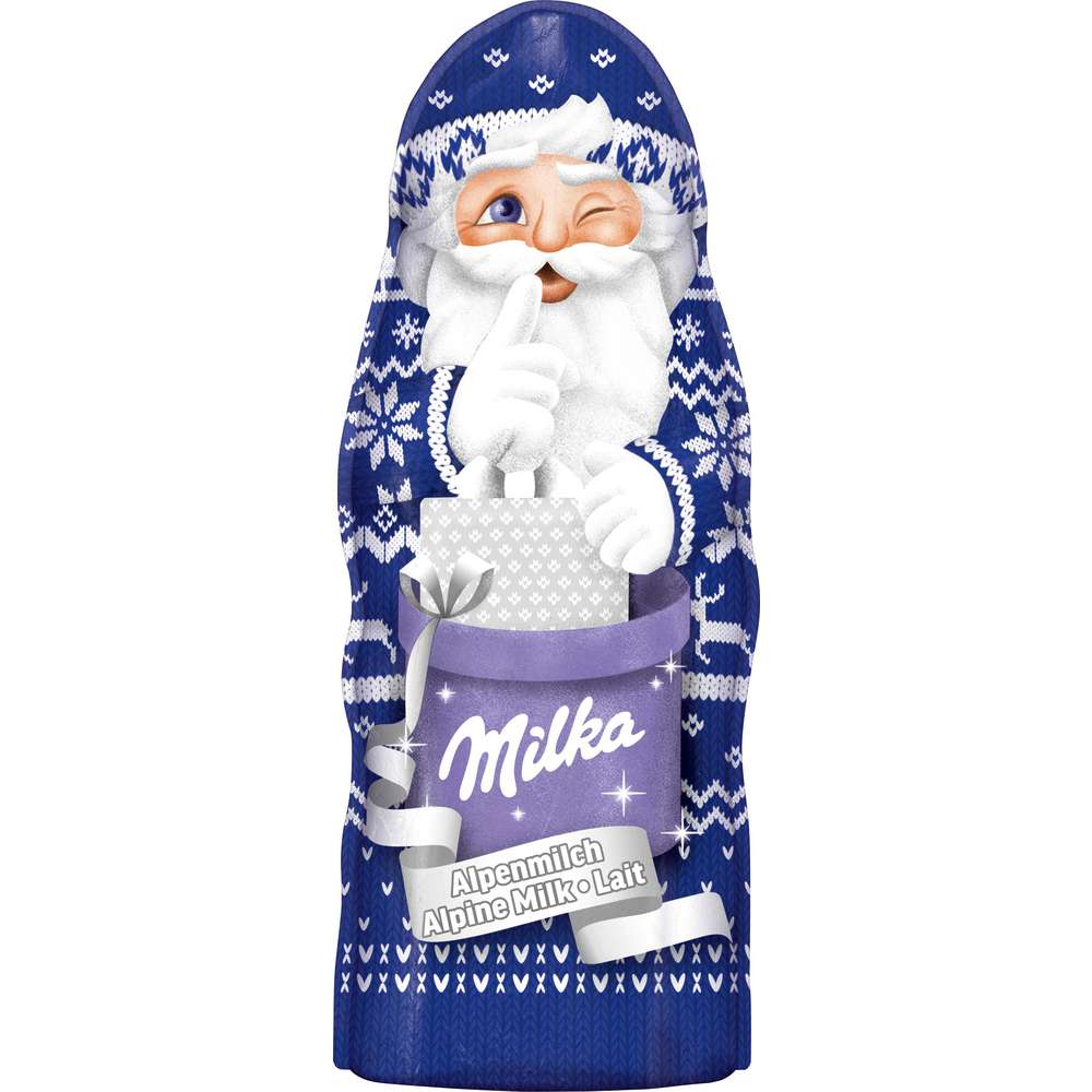 Produktabbildung Milka Weihnachtsmann, Alpenmilch