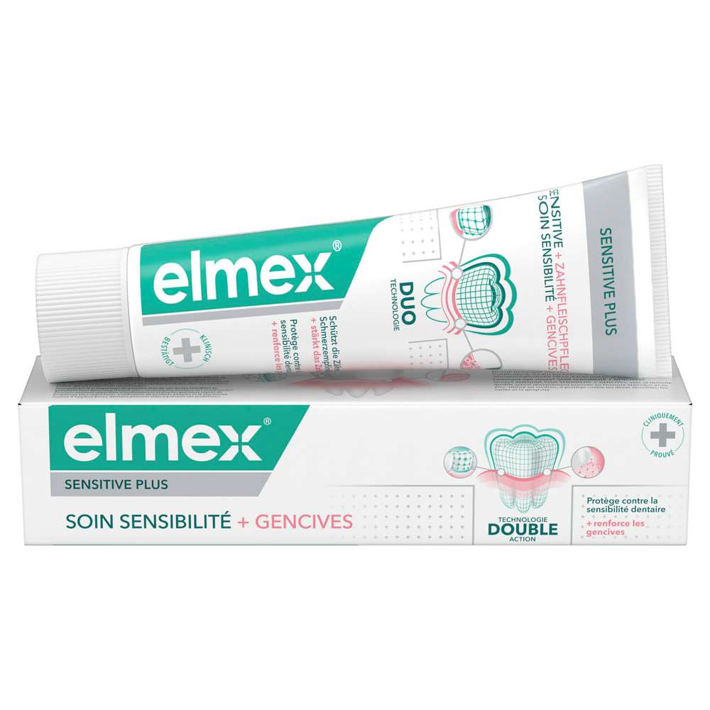 Produktabbildung elmex Zahncreme Sensitive Plus Zahnfleischpflege
