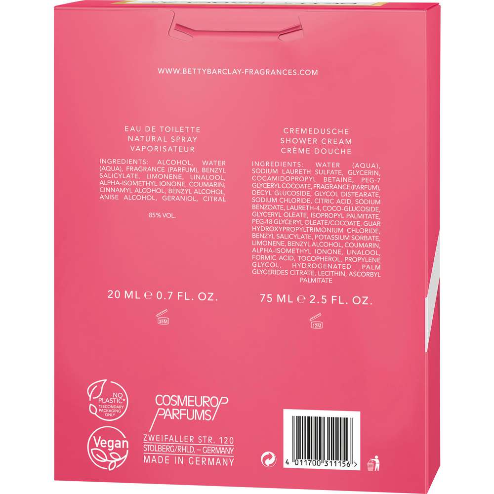 Produktabbildung Betty Barclay Geschenkset EDT + Cremedusche