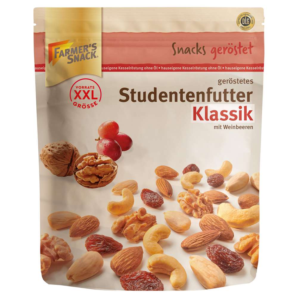 Produktabbildung Farmer's Snack Studentenfutter Klassik geröstet