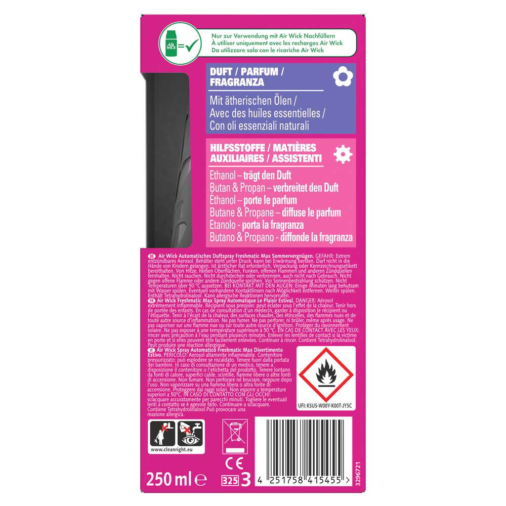 Produktabbildung Air Wick Duftspray Freshmatic Starter-Set, Sommervergnügen