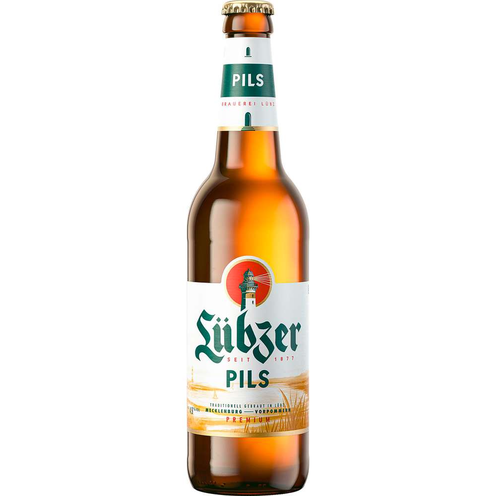 Produktabbildung Lübzer Pilsener Bier, 4,9 %