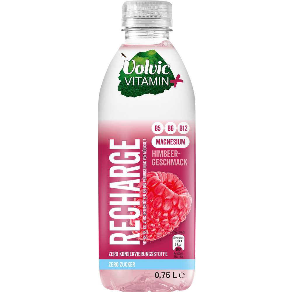 Produktabbildung Volvic Recharge Wasser Vitamin, Himbeere
