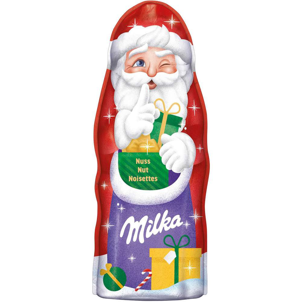 Produktabbildung Milka Weihnachtsmann Nuss