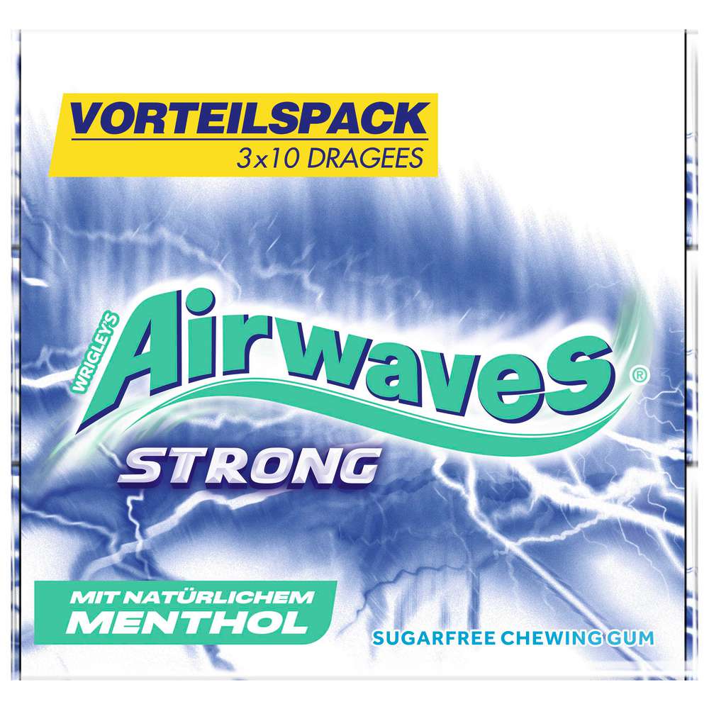 Produktabbildung Airwaves Kaugummi Multipack, Strong