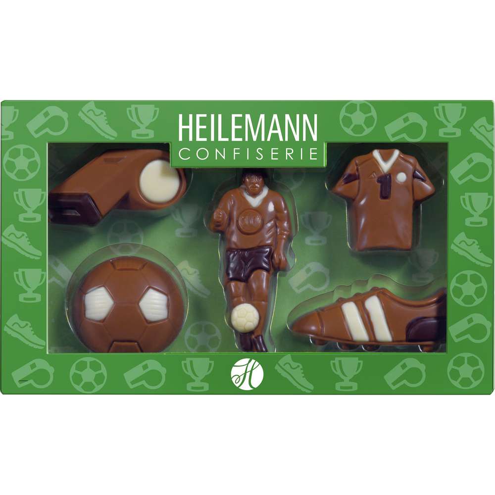 Produktabbildung Heilemann Schoko-Figuren Fußball, Edelvollmilch