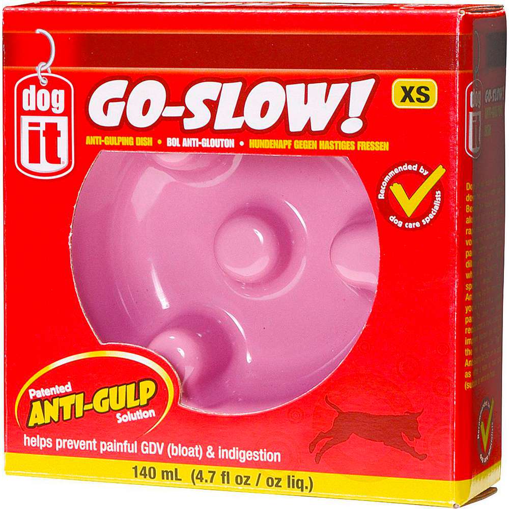Produktabbildung Dogit Hundenapf Go Slow!, pink