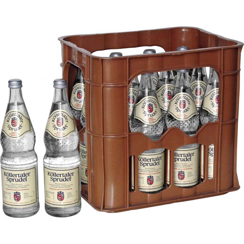 Produktabbildung Köllertaler Mineralwasser, Sprudel (12x 0,700 Liter)