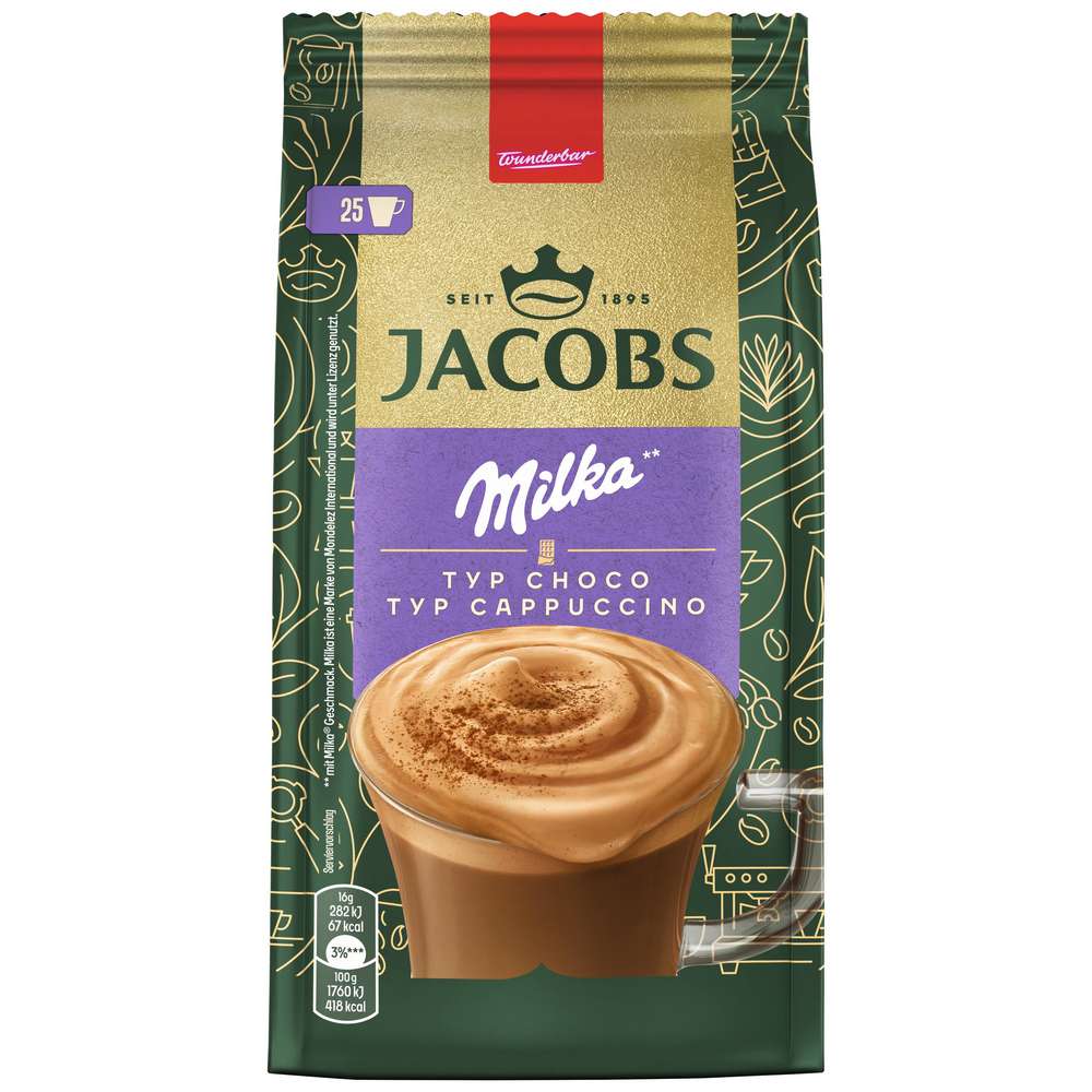 Produktabbildung Jacobs Cappuccino Milka Choco
