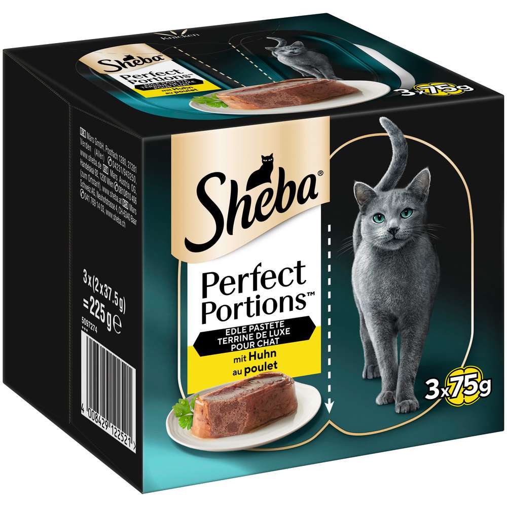 Produktabbildung Sheba Katzen-Nassfutter Perfect Portions, Huhn