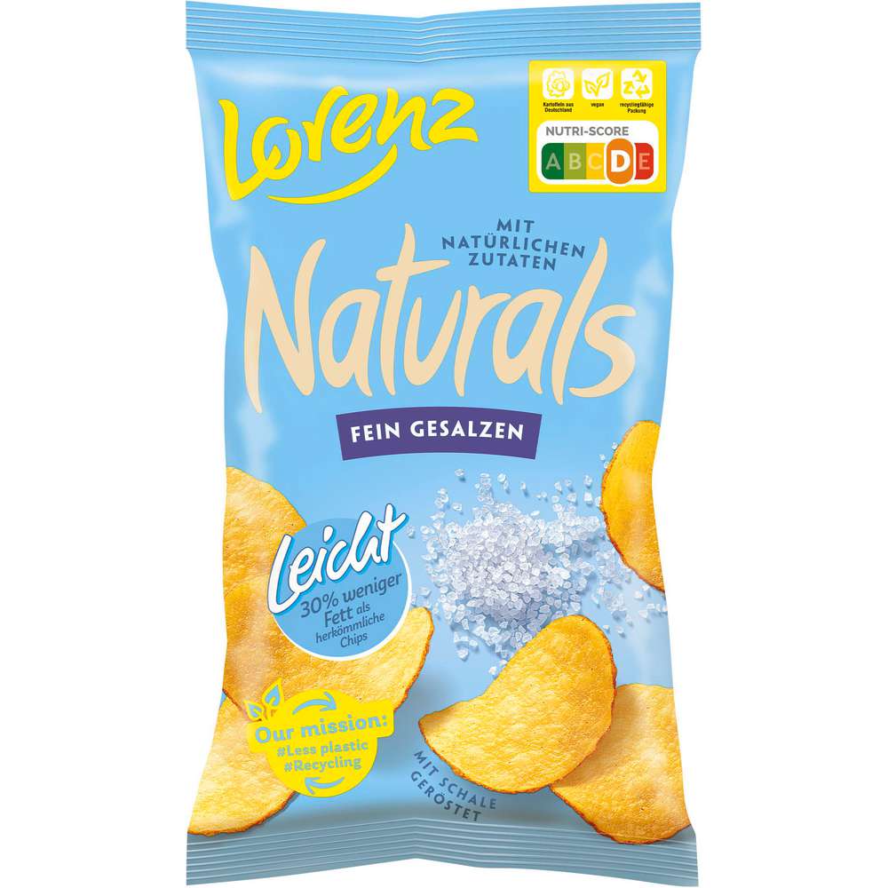 Produktabbildung Naturals Chips Naturals leicht, Salz
