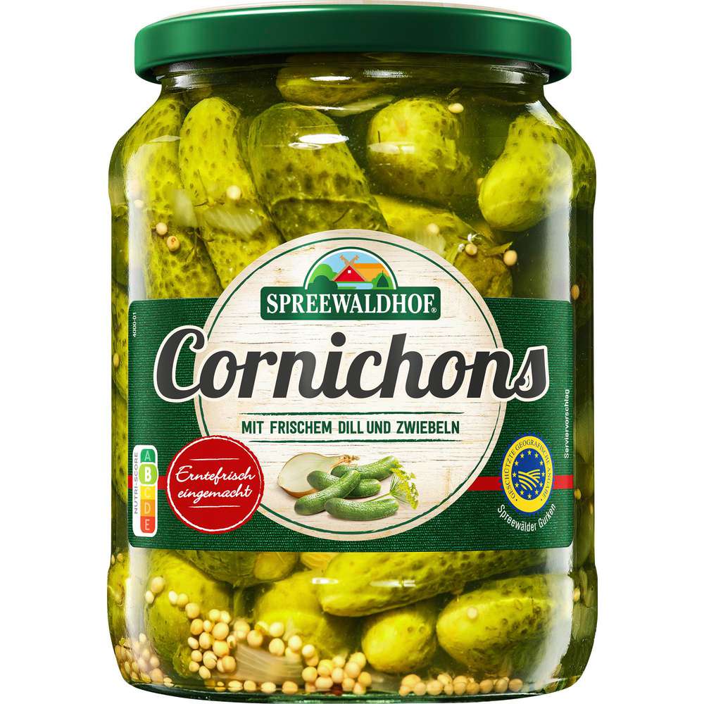 Produktabbildung Spreewaldhof Cornichons, Dill und Zwiebeln