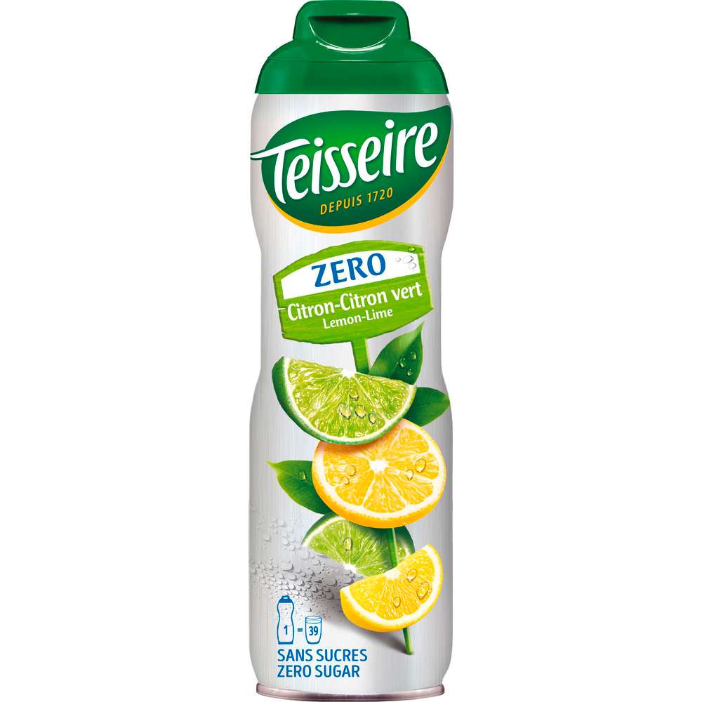 Produktabbildung Teissere Sirup, Lemon & Lime Zero