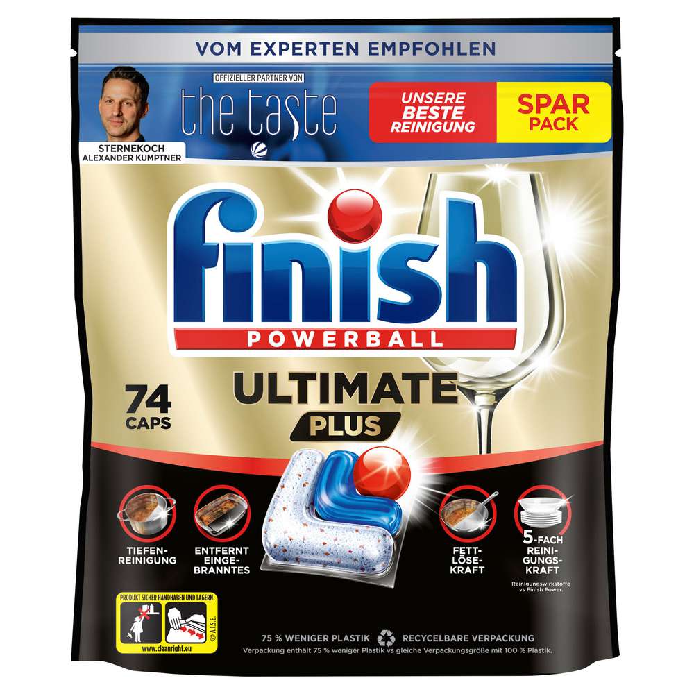 Produktabbildung Finish Spülmaschine-Caps Ultimate Plus Fresh