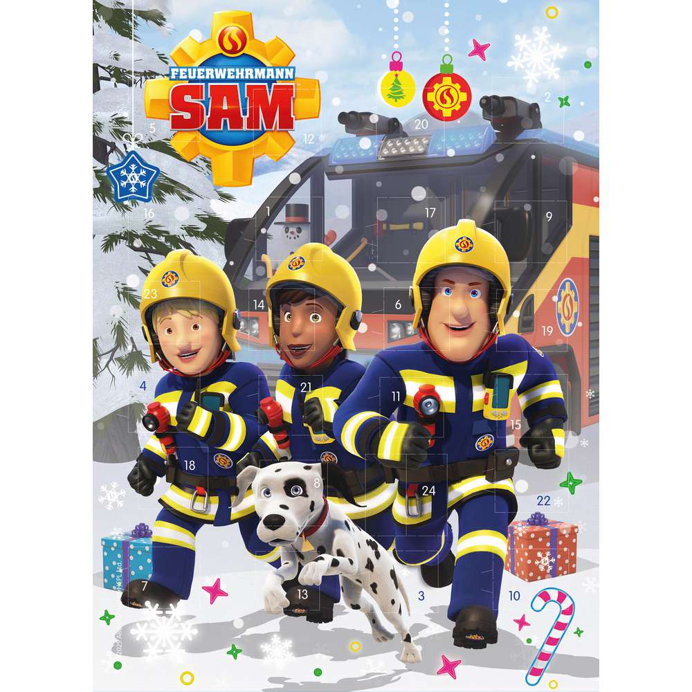 Produktabbildung Windel Adventskalender Feuerwehrmann Sam