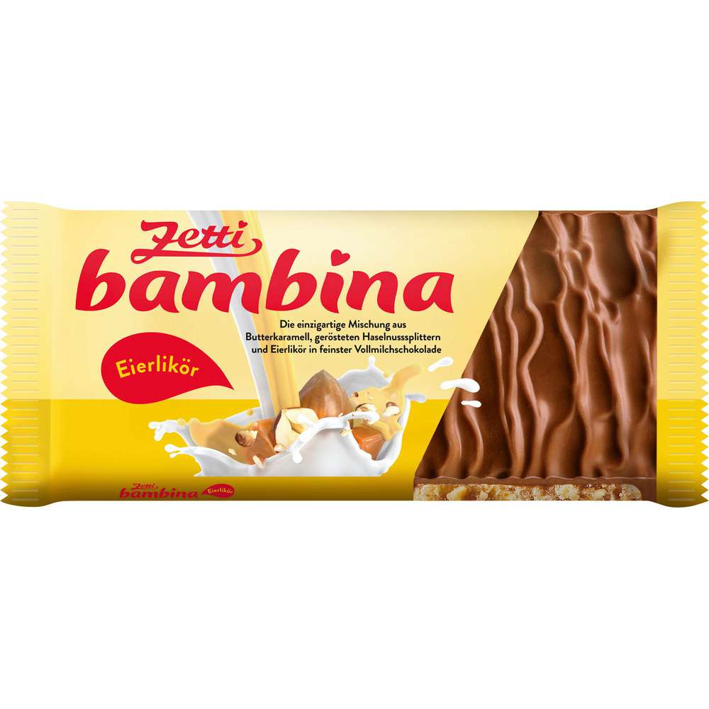 Produktabbildung Zetti Bambina Tafelschokolade, Eierlikör