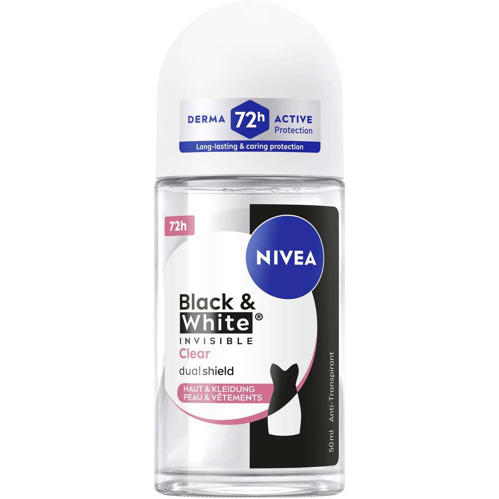 Produktabbildung Nivea Deo Roll-on Black + White