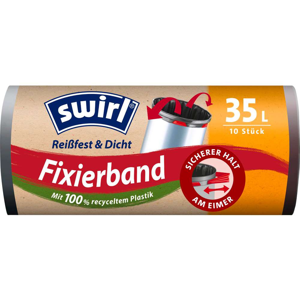 Produktabbildung Swirl Fixierband-Müllbeutel, 35l