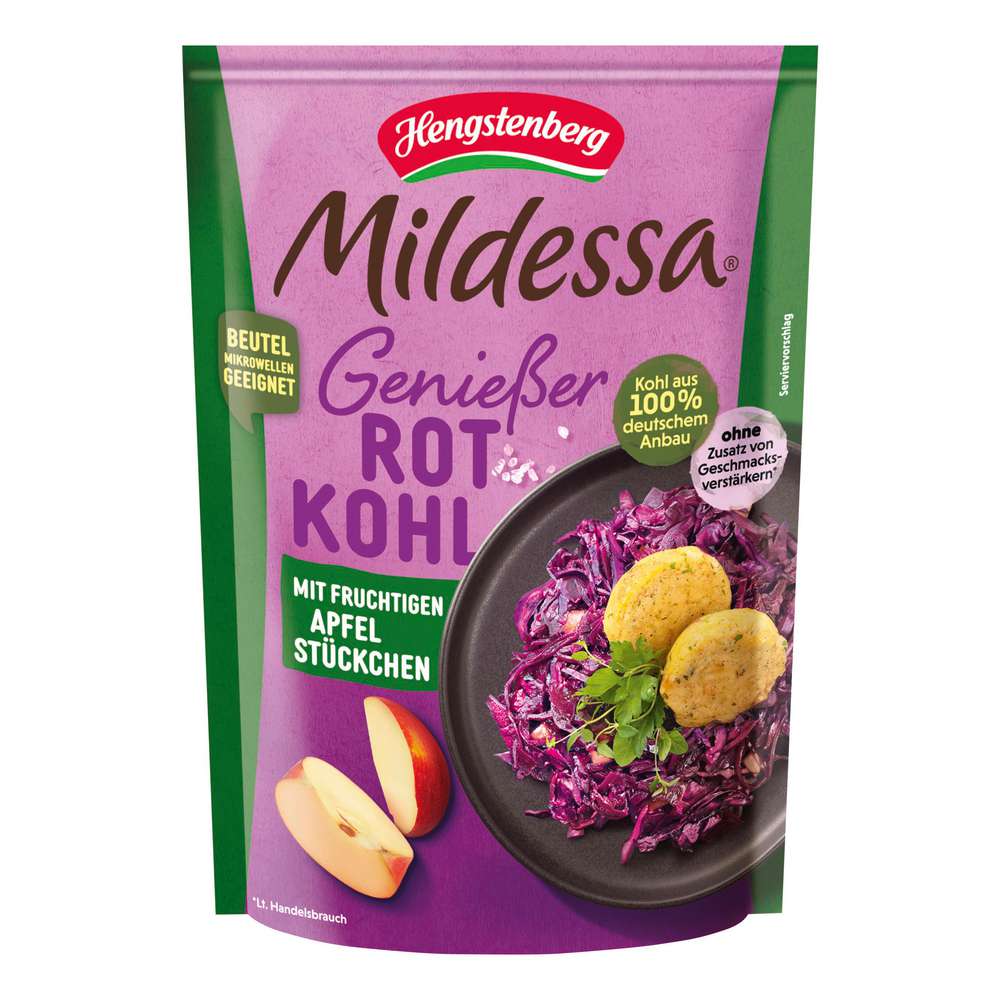 Produktabbildung Hengstenberg Mildessa Genießer Apfelrotkohl