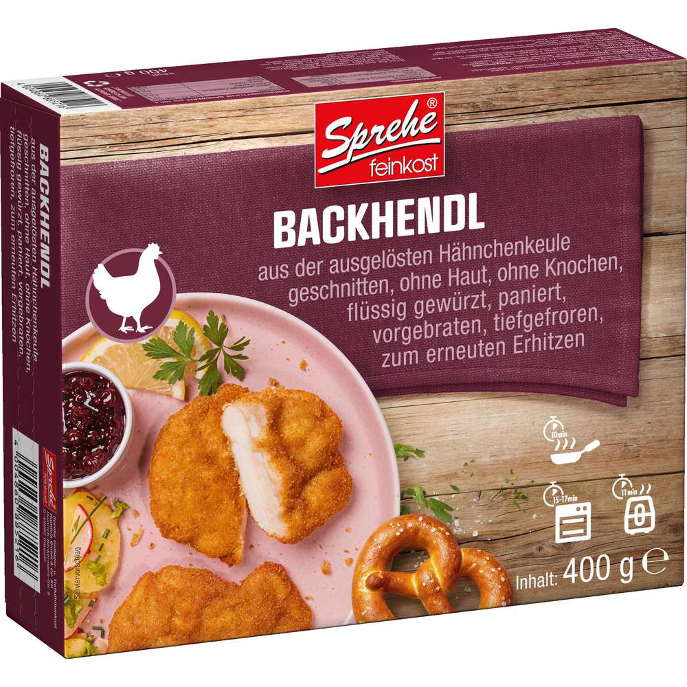 Produktabbildung Sprehe Backhendl, tiefgekühlt