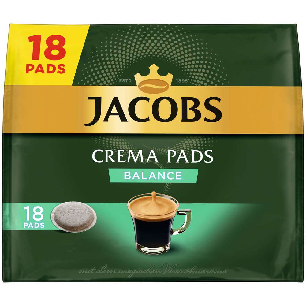Produktabbildung Jacobs Kaffeepads Crema Balance
