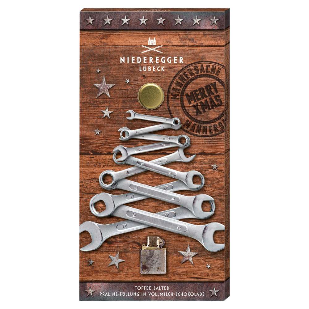 Produktabbildung Niederegger Weihnachtsschokolade Männersache