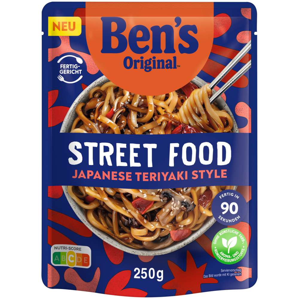 Produktabbildung BEN'S ORIGINAL Fertiggericht Street Food Teriyaki