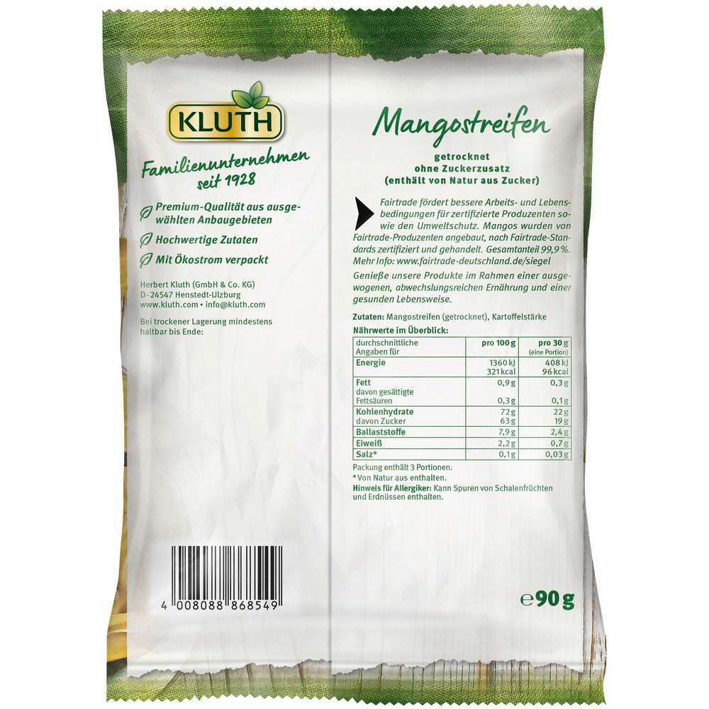 Produktabbildung Kluth Manogo, ungeschwefelt