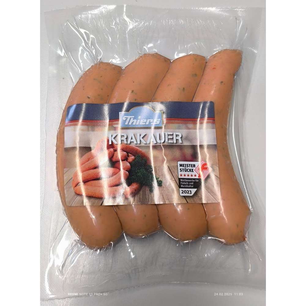 Produktabbildung Thiers Krakauer Würstchen 