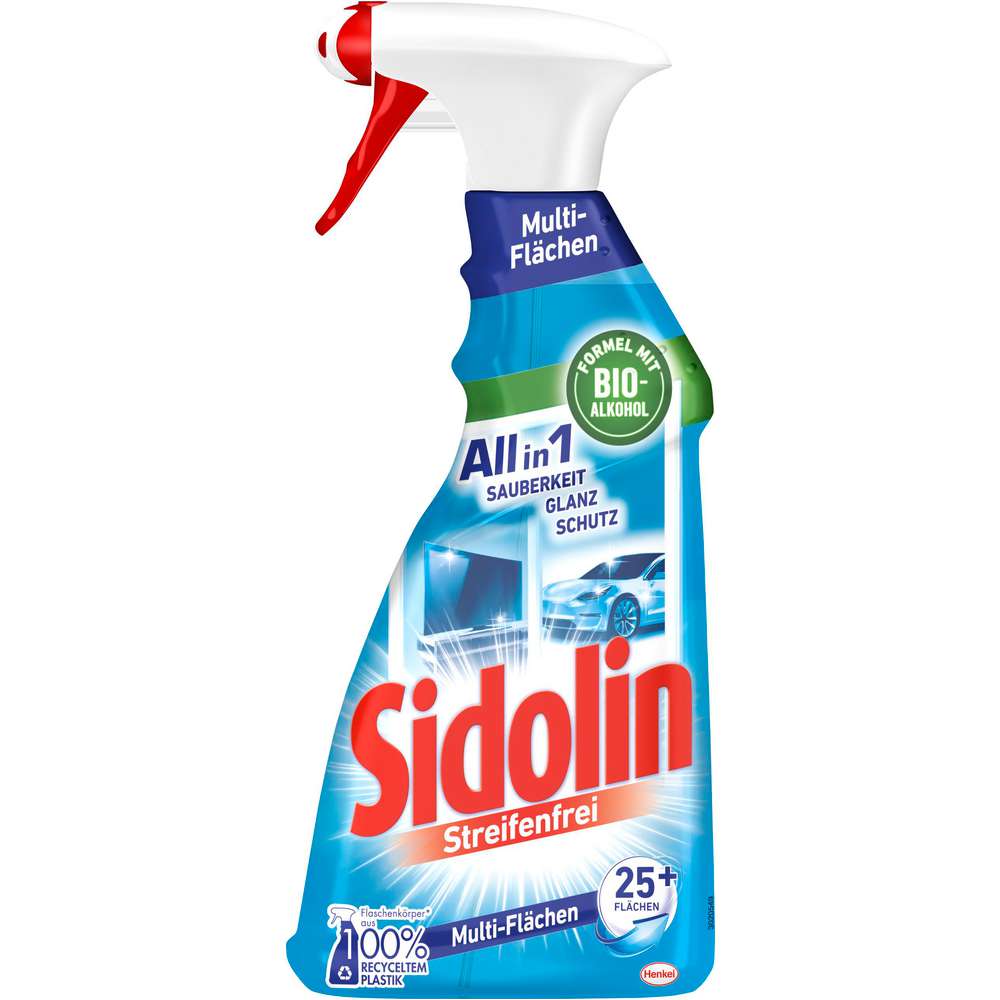 Produktabbildung Sidolin Glasreiniger Streifenfrei, Multiflächen