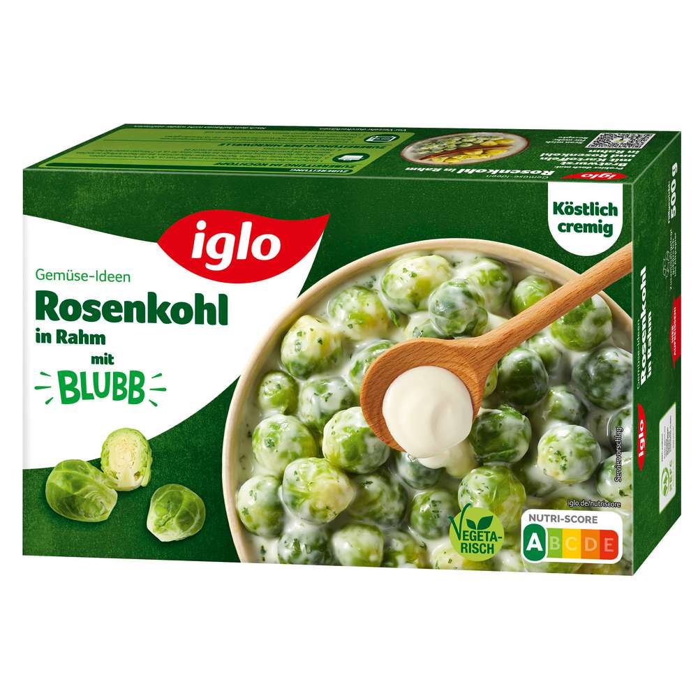 Produktabbildung Iglo Rahm-Gemüse Rosenkohl, tiefgekühlt