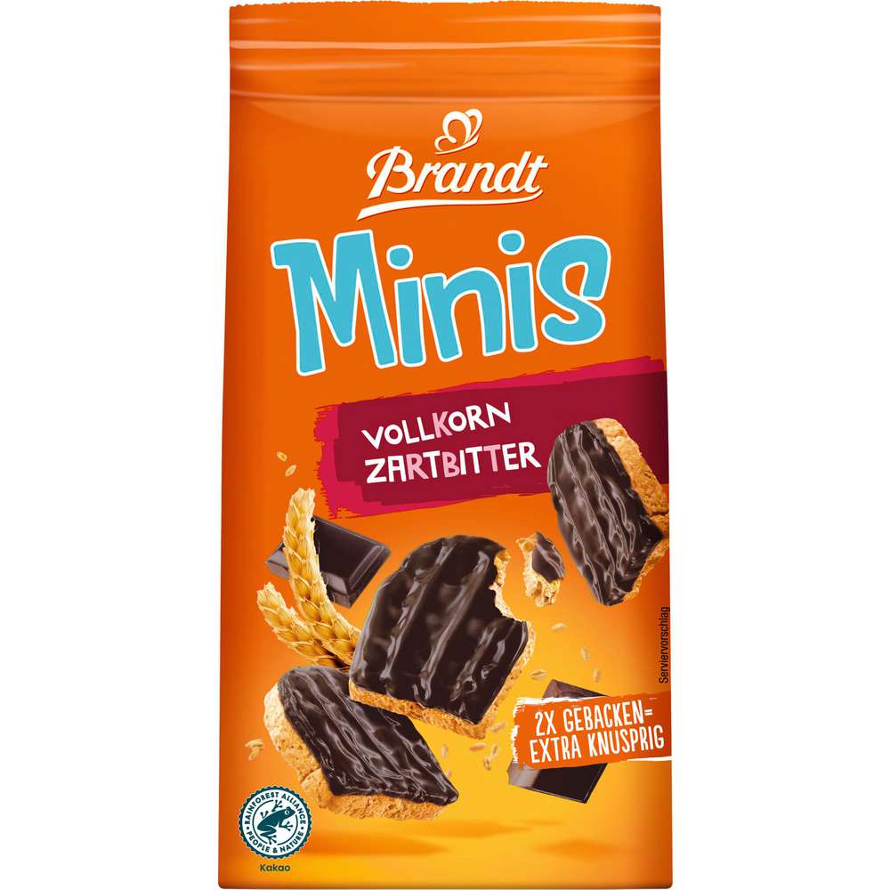 Produktabbildung Brandt Zwieback Minis, Vollkorn Zartbitter