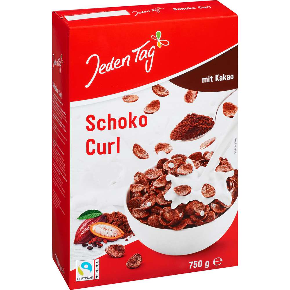 Produktabbildung Jeden Tag Cornflales Schoko Curl