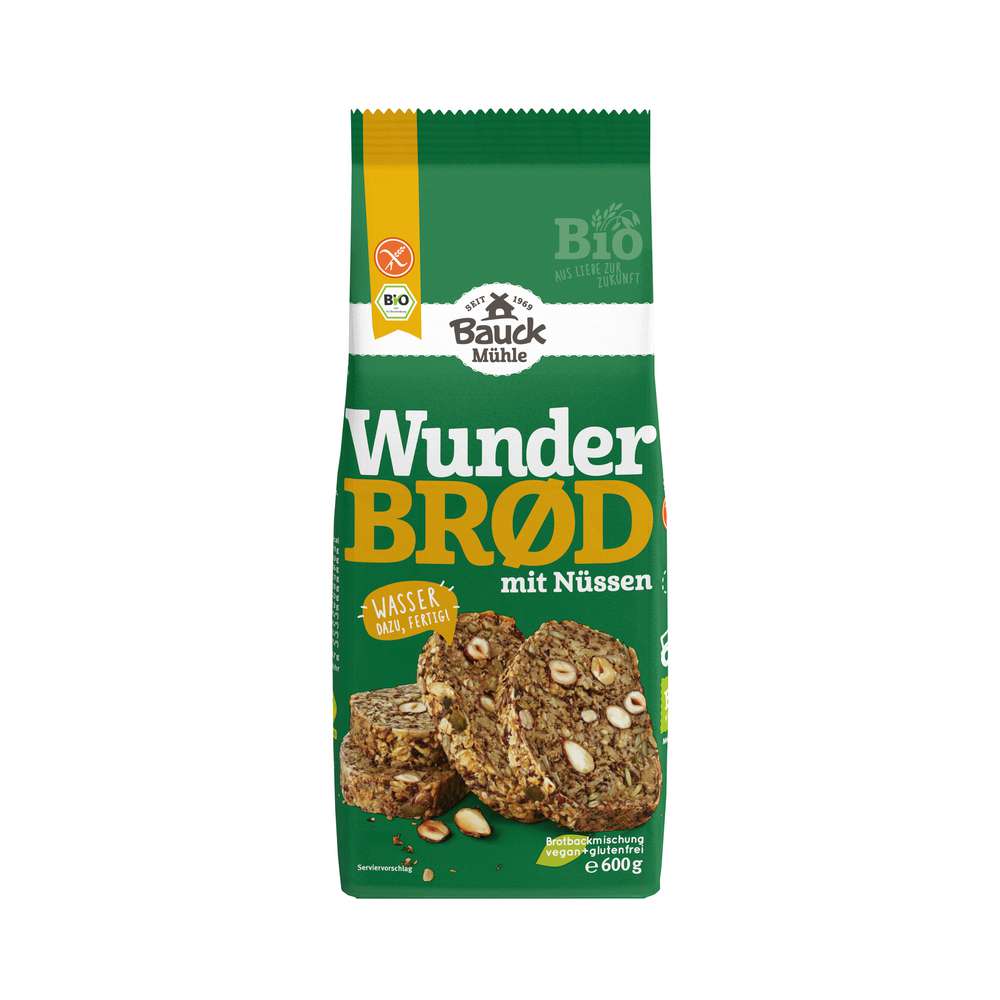 Produktabbildung Bauckhof Bio Wunderbrod mit Nüssen
