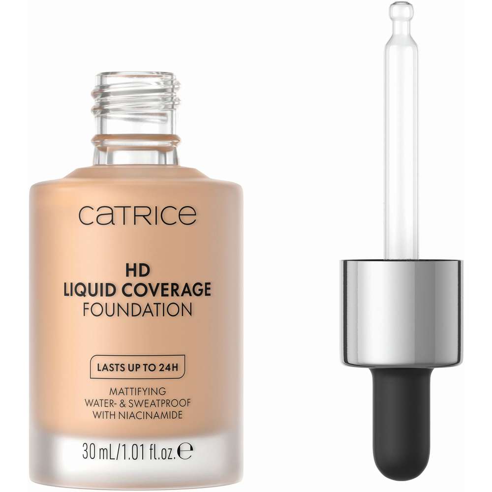 Produktabbildung Catrice Make-Up HD Liquid Coverage Foundation, Warm Beige 040