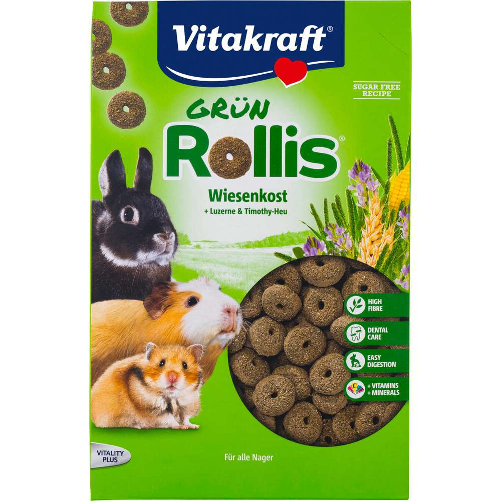 Produktabbildung Vitakraft Nagerfutter Grün Rollis Wiesenkost