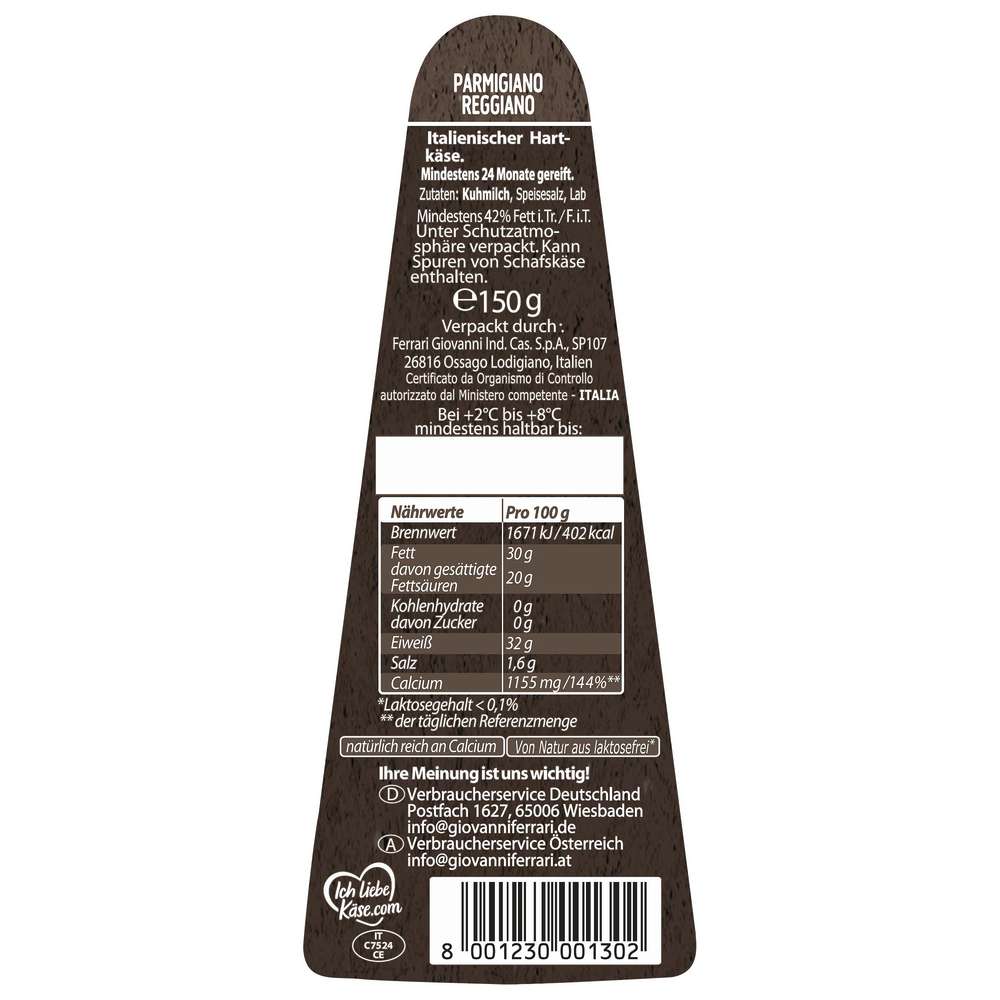 Produktabbildung Giovanni Ferrari Parmesankäse Parmigiano Reggiano