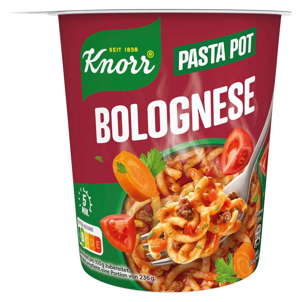 Produktabbildung Knorr Pasta Snack, Bolognese