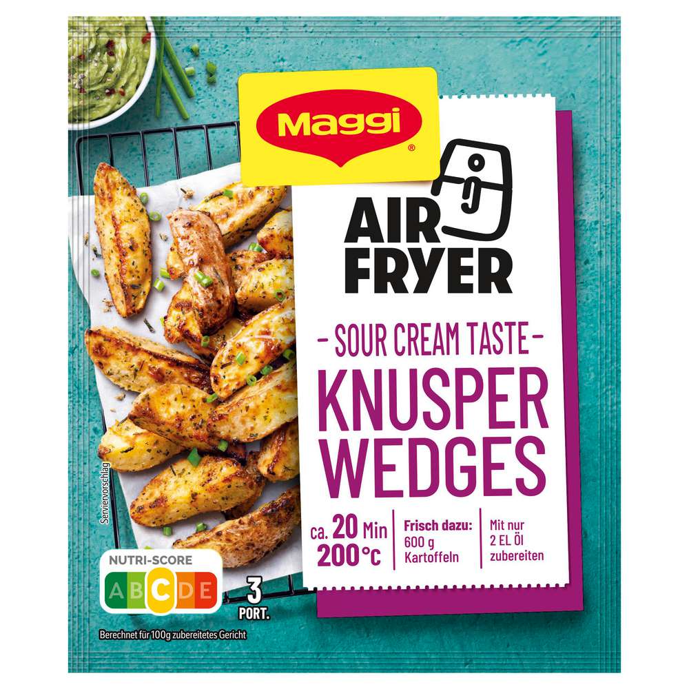 Produktabbildung Maggi Fix-Würzmischung Airfryer, Wedges