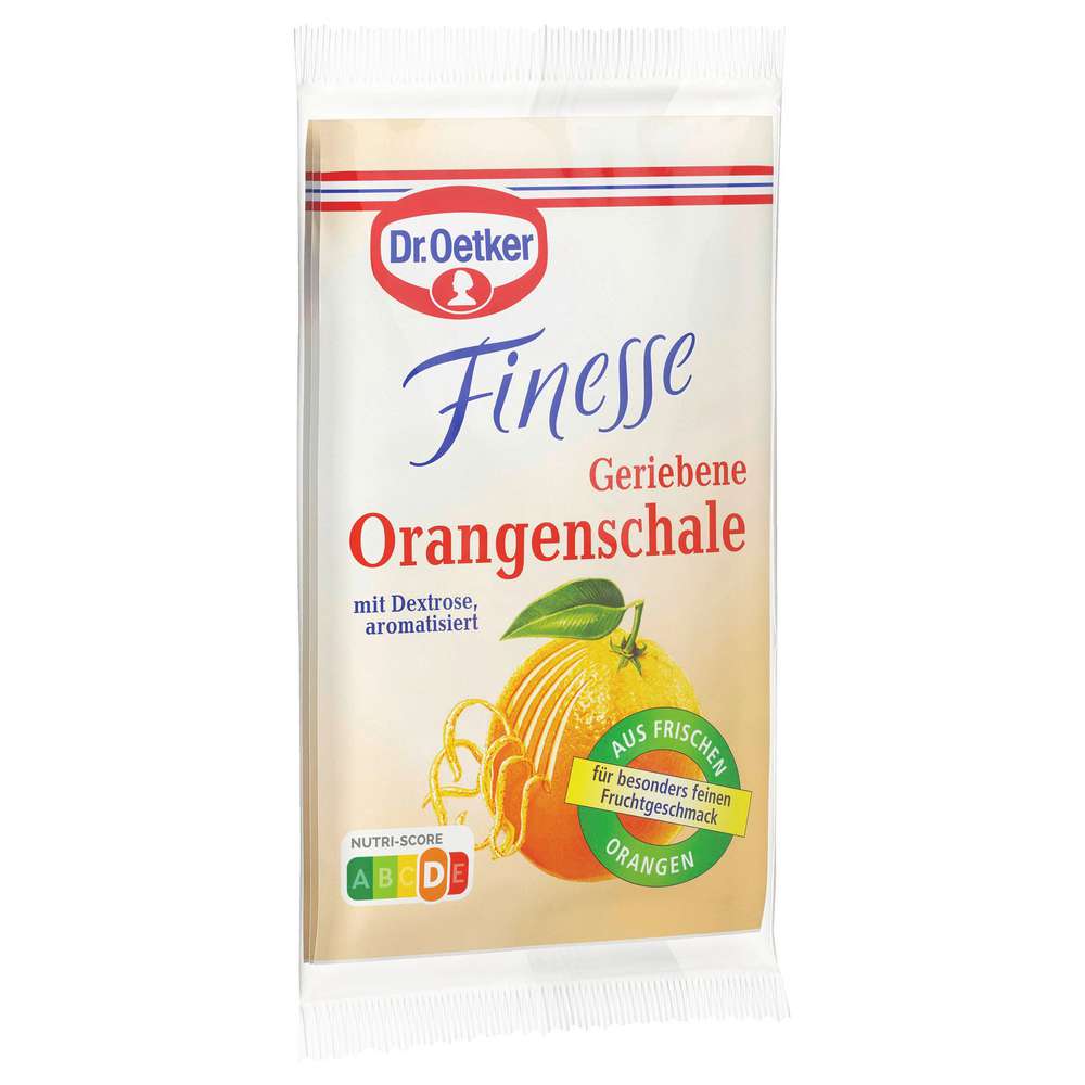 Produktabbildung Dr. Oetker Finesse Geriebene Orangenschale
