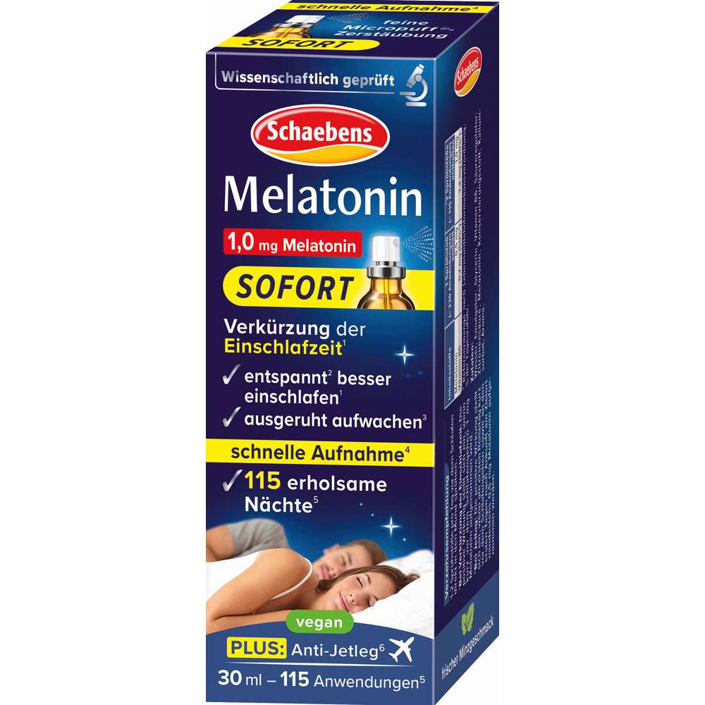 Produktabbildung Schaebens Melatonin Sofort-Spray