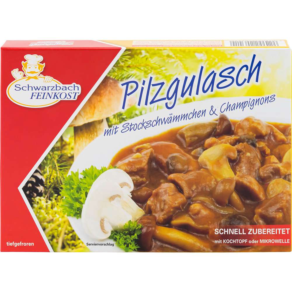 Produktabbildung Schwarzbach Feinkost Pilz Gulasch