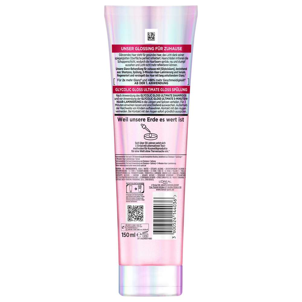 Produktabbildung L'Oreal Paris Elvital Haarspülung, Glycolic Gloss