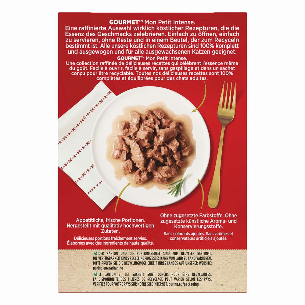 Produktabbildung Purina Katzen-Nassfutter Gourmet Mon Petit, Fisch