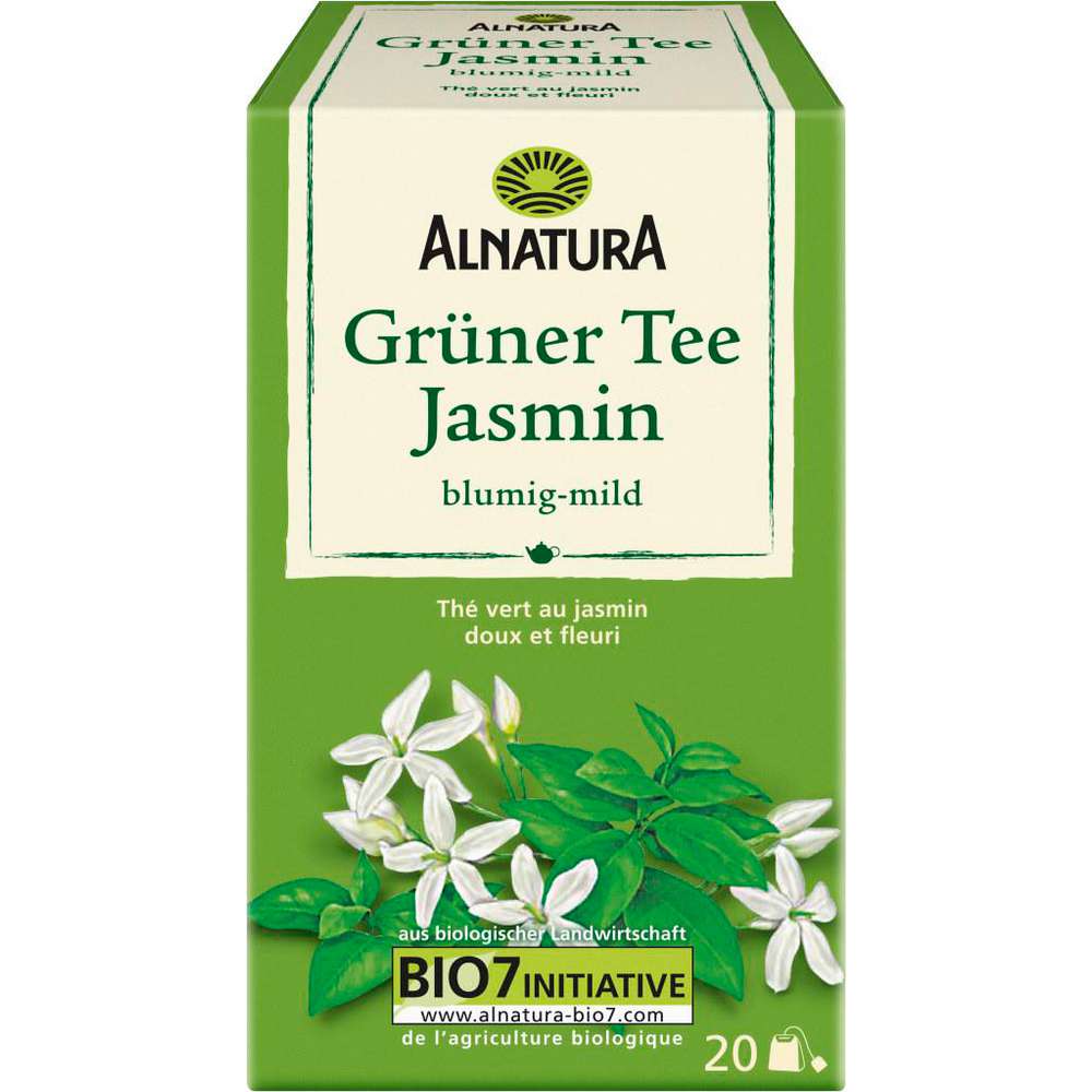 Produktabbildung Alnatura Bio Grüner Tee, Jasmin